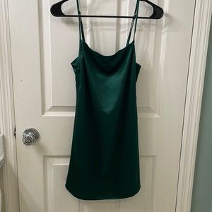 Forever 21 Green Slip Dress
